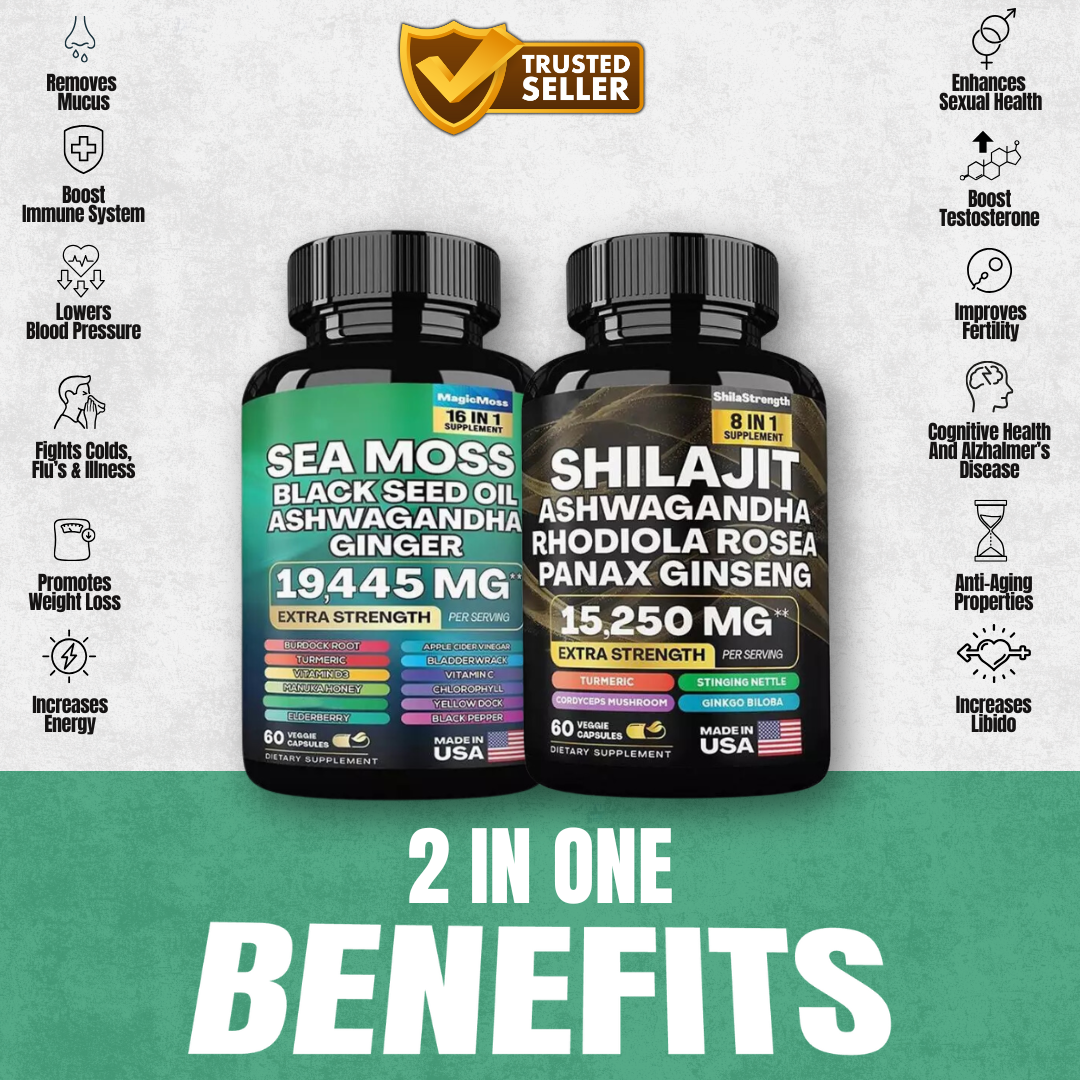VitaMax™ Shilajit & Sea Moss
