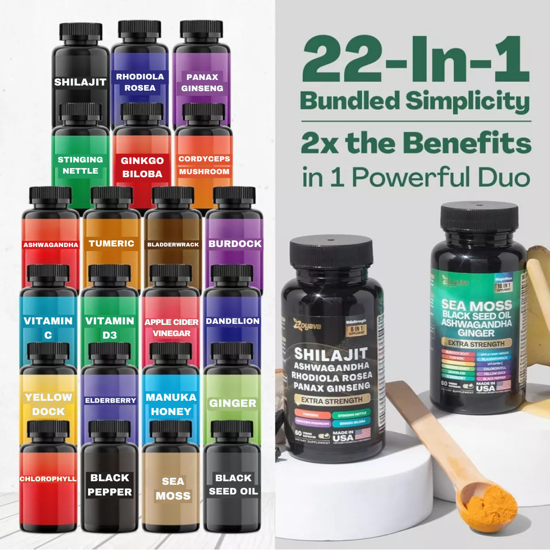 VitaMax™ Shilajit & Sea Moss (Buy 1 Get 1 FREE)