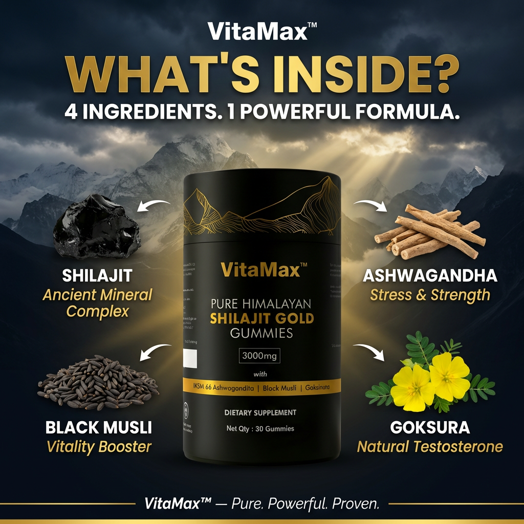 VitaMax™ 5-in-1 Mens Performance Gummies